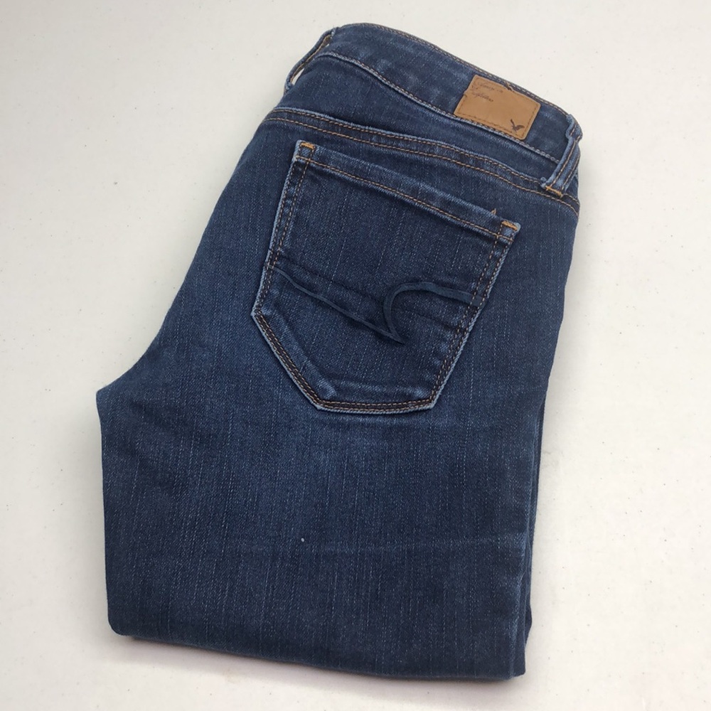 AMERICAN EAGLE STRETCH SKINNY JEANS 6/28x34 ⭐️